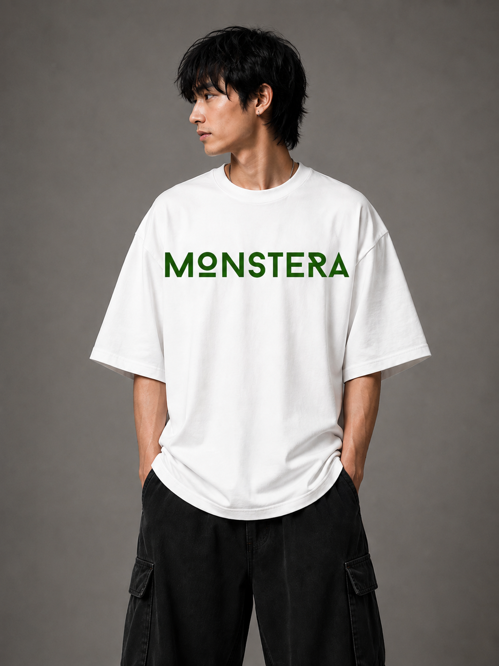 Monstera Muggle (Supersoft - White)