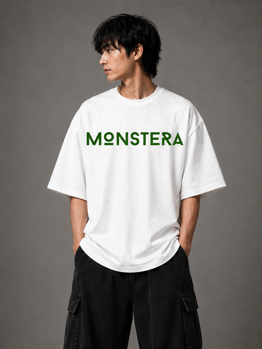 Monstera Muggle (Supersoft - White)