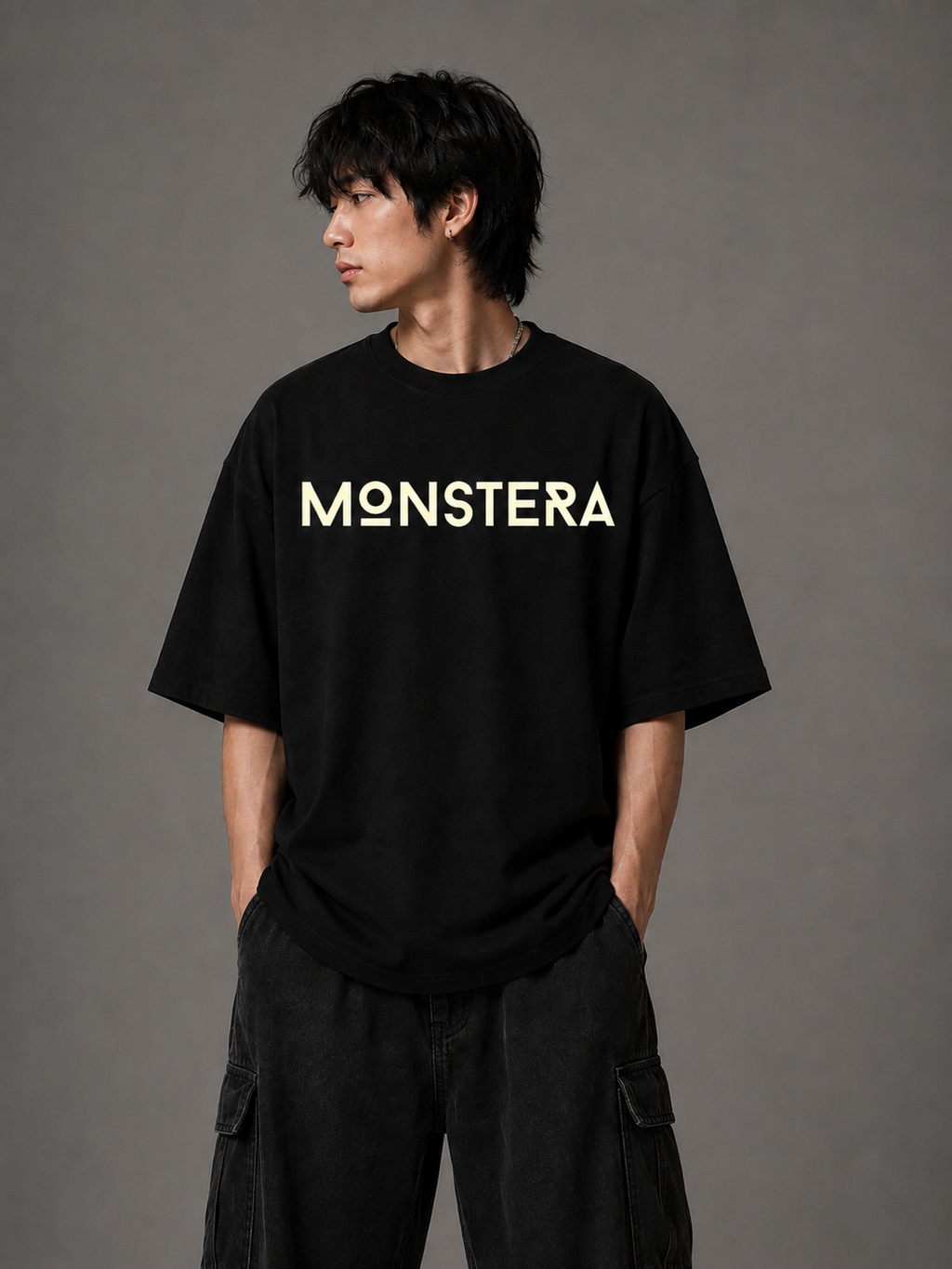 Monstera Muggle (Supersoft - Black)